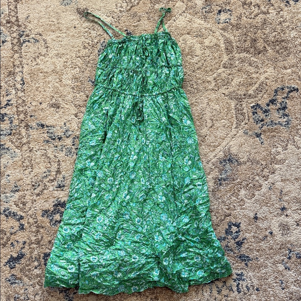 Green Floral Women’s Dress